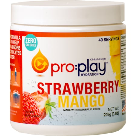 Hydration Health Products Pro:play Hydration Powder, Strawberry Mango, 40 Serving Tub 31135